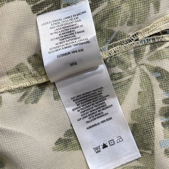 šCOLUMBIA XCO Silk Tropical Escape Palm Short Sleeve Hawaiian Shirt - Picture 11 of 12